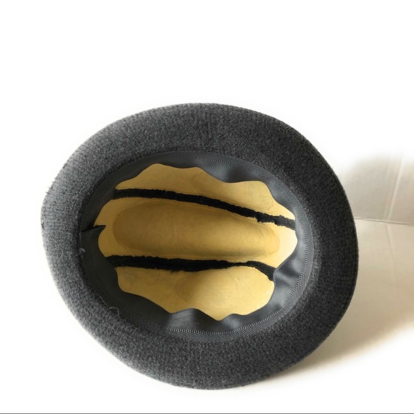 Fedora Grey Wool 19 head circumference ITALY - Picture 3 of 3